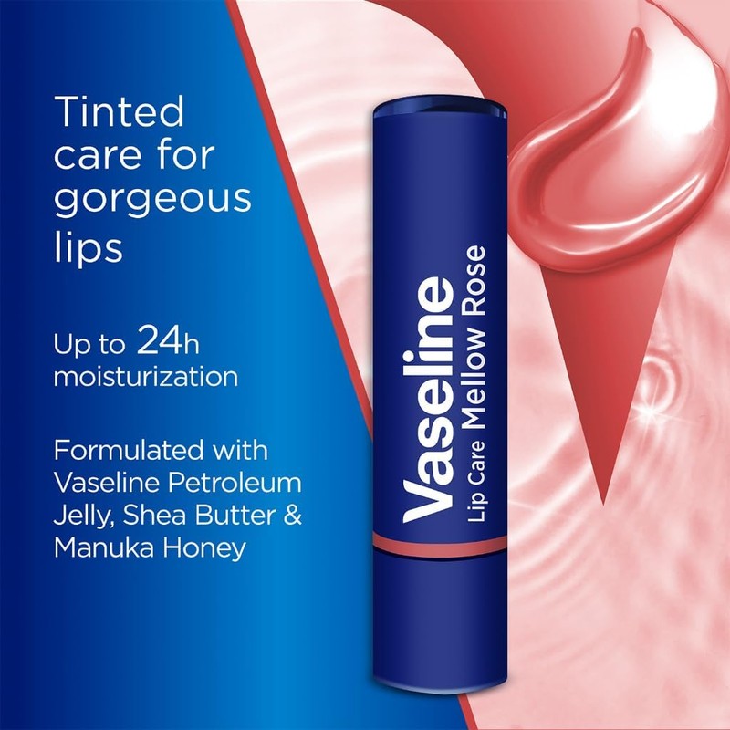 Vaseline - Bálsamo Labial, Lip Color Care Stick (3.0 g),