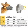 Unbranded Comfortable Gray Dog Face Nose Mouth Cover - Size