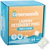 Laundry Detergent Pods Free & Clear, Unscented, 64 Count, Eco