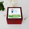 CafePress Sprinkler Play Memory Keepsake Jewelry Box, 5"x5"x3.75"