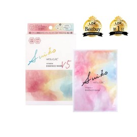 SUIKO Vitamin 5 Essence Mask, Vitamin Blended, Fruit Extract, Light Transparent Skin, Pore Care, Moisturizing, Premium Treatment Mask