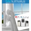 Portable AC Window Seal Kit for Casement & Crank Windows,