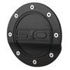 Fuel Door Cover Gas Tank Cap Lid Black Fit for