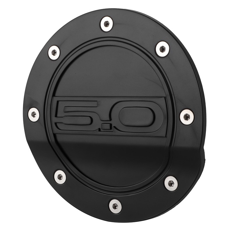 Fuel Door Cover Gas Tank Cap Lid Black Fit for