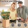 Wooden Spoons for Cooking, 7 Pcs Pakkawood Wooden Kitchen Cooking