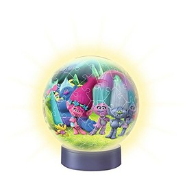 Ravensburger 12195 3 "Trolls Puzzle 3D/Night Light (72-Piece)