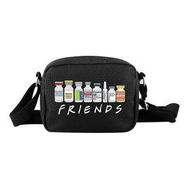 TSOTMO ICU Nurse Crossbody Bag Intensive Care Unit Nurse gift ICU Propofol Bag medical Graduation gift for Sister (Propofol HB CA)