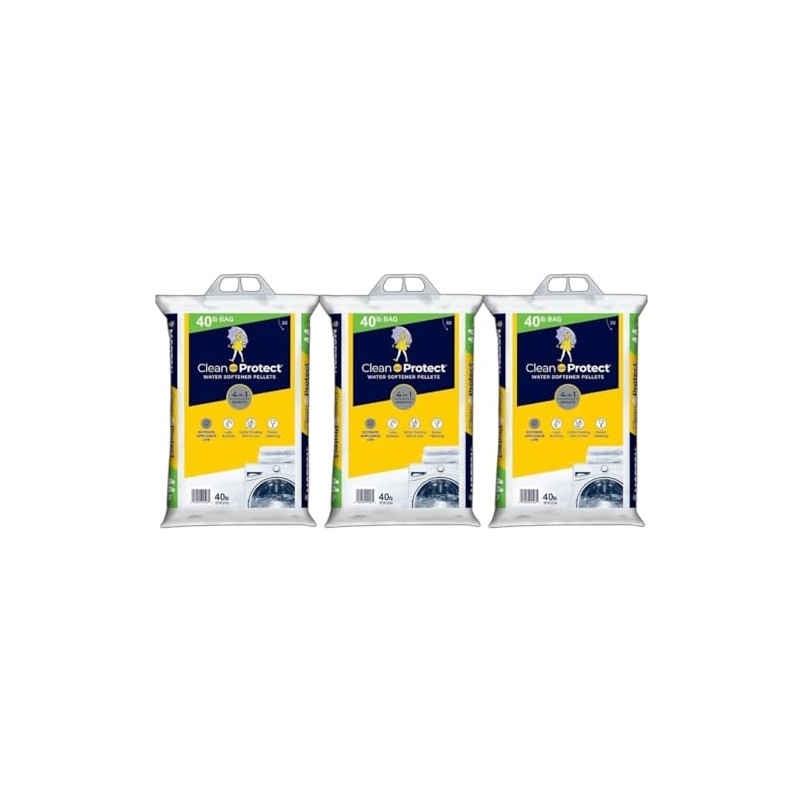 Morton Clean and Protect Salt Pellets 40 lbs (3 pack)