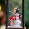 VISFLAIR 10'' Frosty's Tree Farm Snowman Musical Lighted Snow Globe