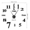 Frameless DIY Wall Clock Modern Mirror Wall Sticker for Home