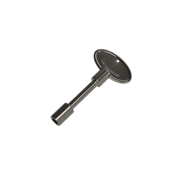 Skyflame Universal Gas Valve Key Fits 1/4" and 5/16" Gas Valve Stems, for Fire Pit and Fireplace, Flat Black - 3 Inches
