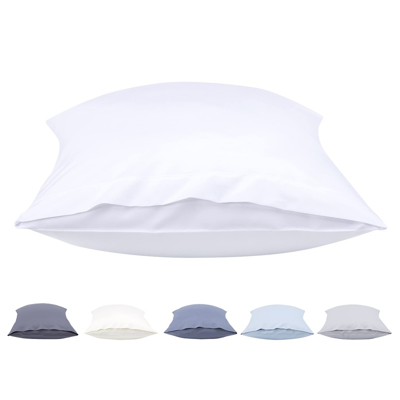 Todocama 2 Pack Microfiber Extra Soft Hypoallergenic Pillow Covers Set