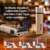 Cigar Cutter and Triple Jet Torch Lighter Set, Rose Gold,