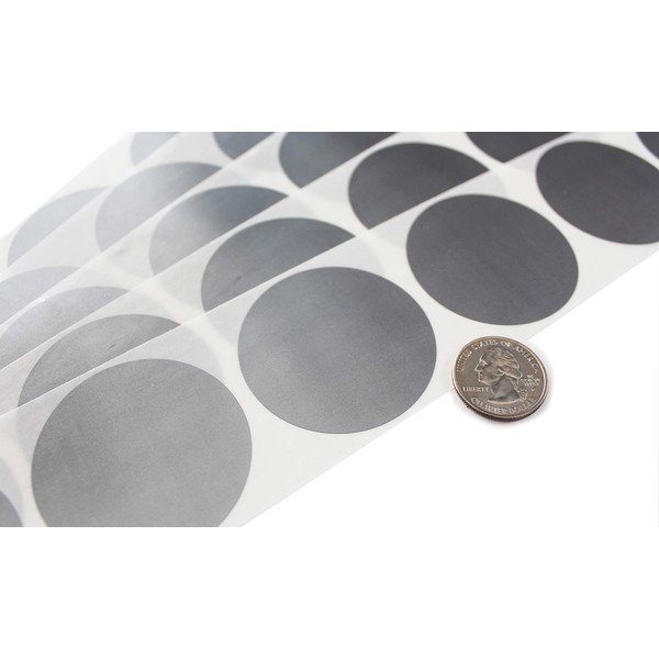 Scratch Off Sticker 2 inch Silver Round Labels for DIY