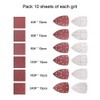 60PCS Sanding Sheets,11-Hole Mouse Sandpaper Sheets,Hook and Loop Mouse Sander