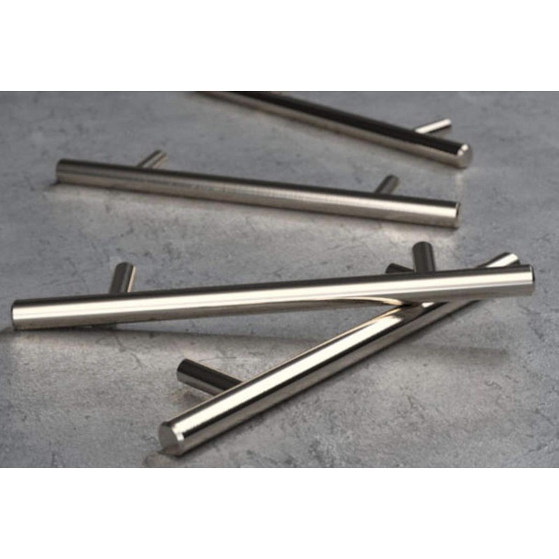 1 x T-Bar Stainless Steel Handle One Cabinet Pull 124mm