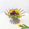 IBWell Creative Stainless Steel Rotation Fruit Basket Bowl Stand Holder