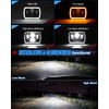 BraveWAY 7x6 Led Headlights Square Lights 5x7 Inch High/Low Beam