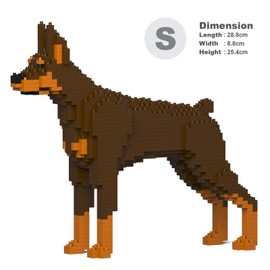 JEKCA Doberman Pinscher 01S-M02 | Dog Plastic Building Blocks | Age 14+