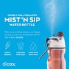 O2COOL Mist 'N Sip Misting Water Bottle 2-in-1 Mist And