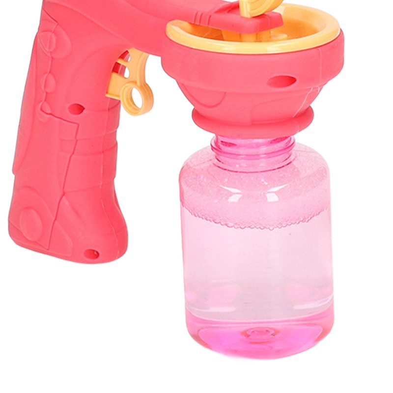 Bubble Gun Automatic Convenient Handle Battery Powered Interesting Fan Function