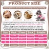 Dog Sweater Pink Pet Costume Cute Cat Outfits Christmas Clothes