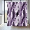 Uiiooazy Shower Curtain, Purple Purple, Shower Curtain, Abstract Geometric Pattern,