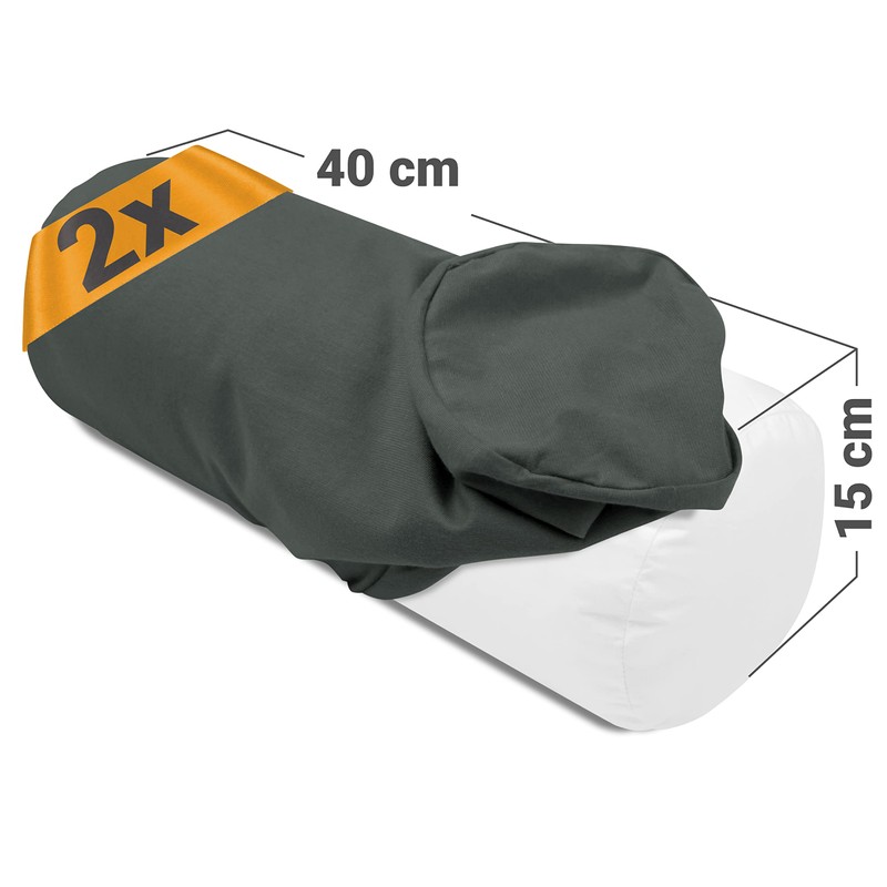 npluseins 1467.2080 Covers and/or Neck Bolster Approx. 40 x 15