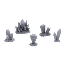 EnderToys Gemstone Deposits, 3D Printed Tabletop RPG Scenery and Wargame Terrain for 28mm Miniatures