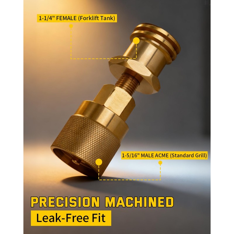 Foruly Forklift Propane Tank Adapter 1-1/4in to 1-5/16in