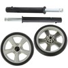 Cast Plastic Wheels, Wheels for Garden Wheelbarrow "LOAD&GO", 95 Litre