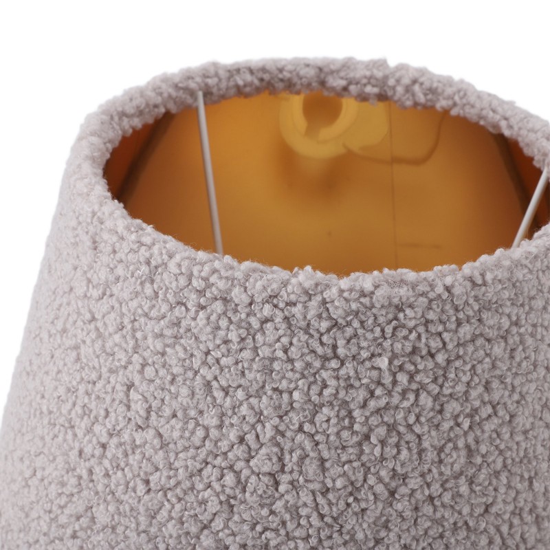 Table Lamp Shade Plush Cloth Tapered Simple Exquisite Lampshade for