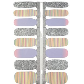 MY NAILS Nagelfolie - Kunterbunt - Muster / Glitzer