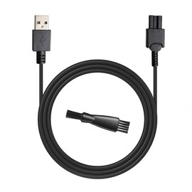 OLOV Electric Trimmer Charger for OLOV X Premium Facial Hair Groomer YH-7155, UL Listed Charger for Electric Razor for Men, 3.3ft Power Cord, 1 Cleaning Brush