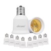 DiCUNO E17-E26 Base Conversion Adapter Conversion Socket, Heat Resistant, Set