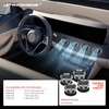 A-Premium 4PCS Dashboard AC Air Vent Compatible with Ford F-250