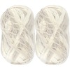 BambooMN Brand - Fishnet, Ruffle Fancy Scarf Yarn - 150g,