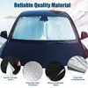 Opaltool Windscreen Sun Protection Car Replacement for MG HS 2018-2025,
