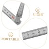 ULTECHNOVO 2sets Stainless Steel Gauge and Straight Ruler for Accurate