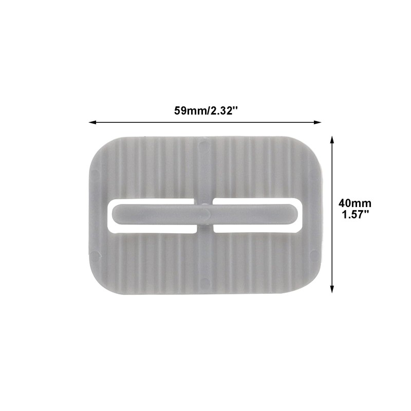 Sscon 16Pcs Garbage Bag Clips Trash Can Bag Holders Grey