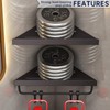 CHOUPIJIANG Shower Corner Shelf,2 Layer Bathroom Corner Shower Caddies with