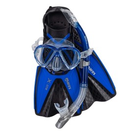 Mares Unisex's Set X-One Marea Diving Kit-Blue/RBL, Small TBRBLSM