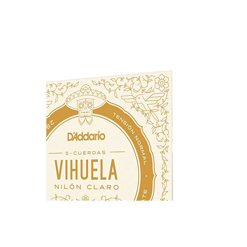 D'Addario | Cuerdas para Vihuela | Nylon | Tensión Normal