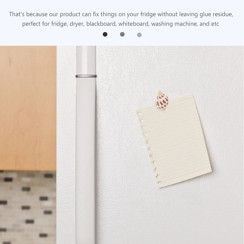 NUOBESTY 7pcs Shell Fridge Magnets Seashell Conch Star Decor Stickers