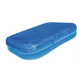 Sarini Rectangle Pool Cover for Inflatable Family Pools,Waterproof and Dustproof Cover for Swimming Pool,Hot Tub,Trampolines 2.65 m x 1.75 m,Blue