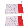 2pcs Cloth Diaper Wet Dry Bags Waterproof Reusable Wet Bags