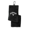 Callaway Unisex Golf Trifold Towel, Black, 16 x 21 Inches