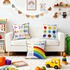 Joymaison 18x18 Set of 4 Kids Reading Corner Throw Pillow