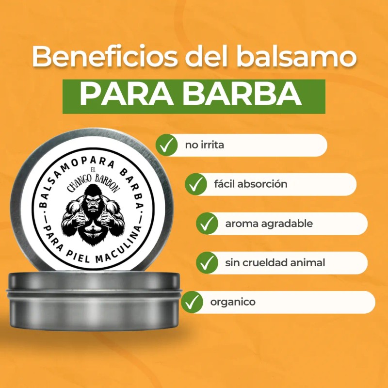 Balsamo Para Crecer La Barba Al 25% Bergamota