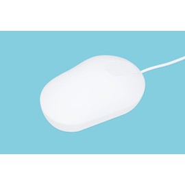 PUREKEYS Medical Mouse Touch Scroll USB-Cabled White